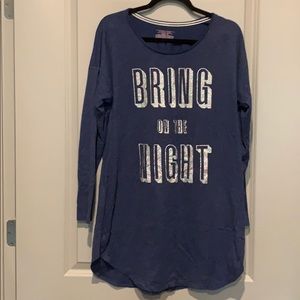 VS PINK. Bring On The Night. Sleep Shirt. Size M.